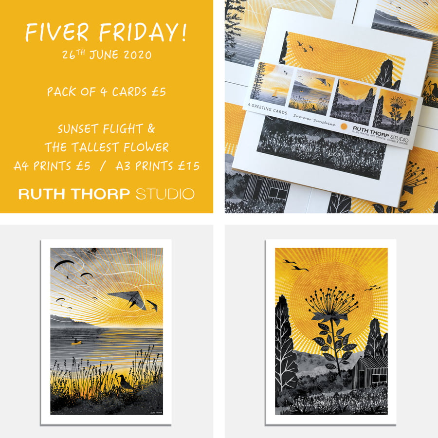 Fiver Friday Deal: Summer Sunshine Prints and Cards