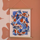 Koi Fish A3 Print