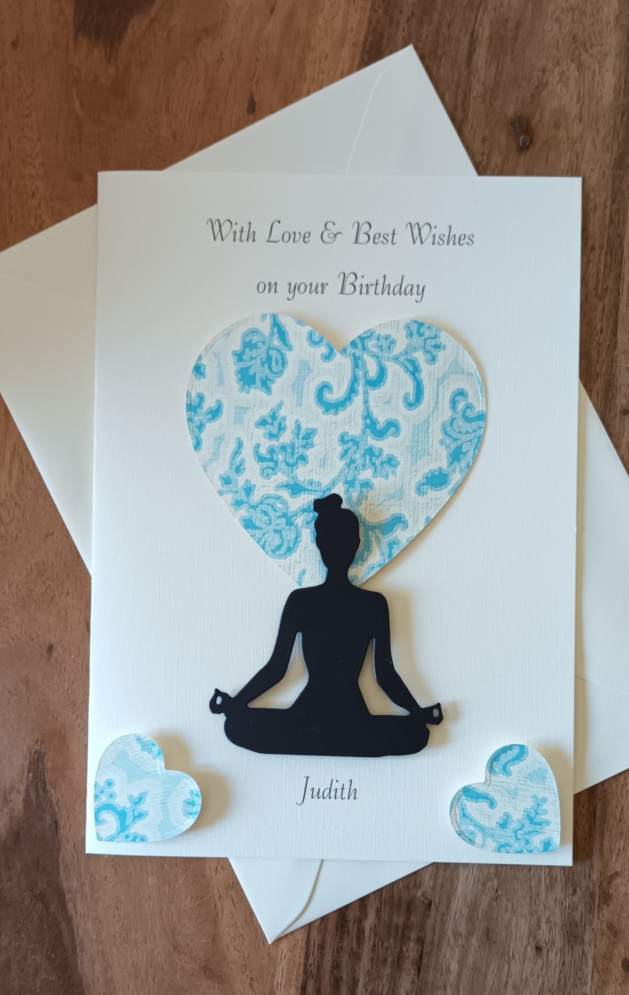 Birthday Card Yoga. Any Age Or Relation. A5. Mum Daughter Sister Friend Niece