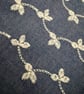 Handmade fully lined embroidered denim tote bag with pockets - Image 5