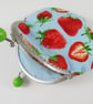 Strawberry Print Clasp Purse - Image 3