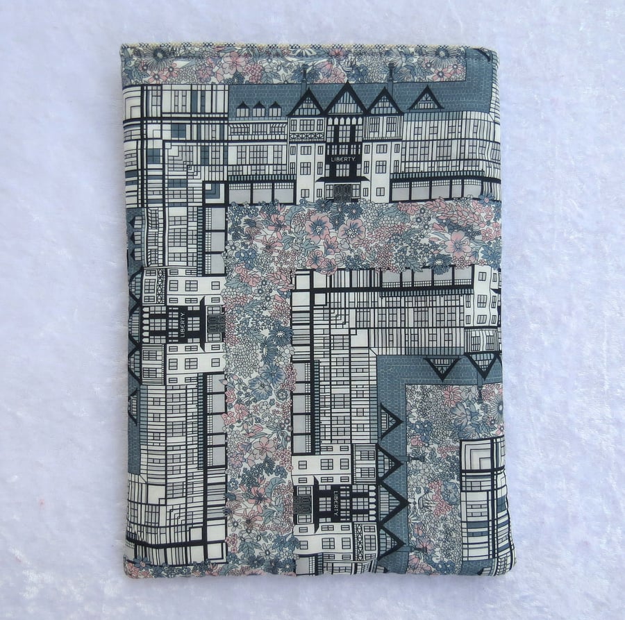 Book sleeve, LibertyTana Lawn, size medium, London