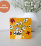 Yellow Gold Jewellery Box, Daisy Paintings, Free Shipping UK, Craftmas - Image 5