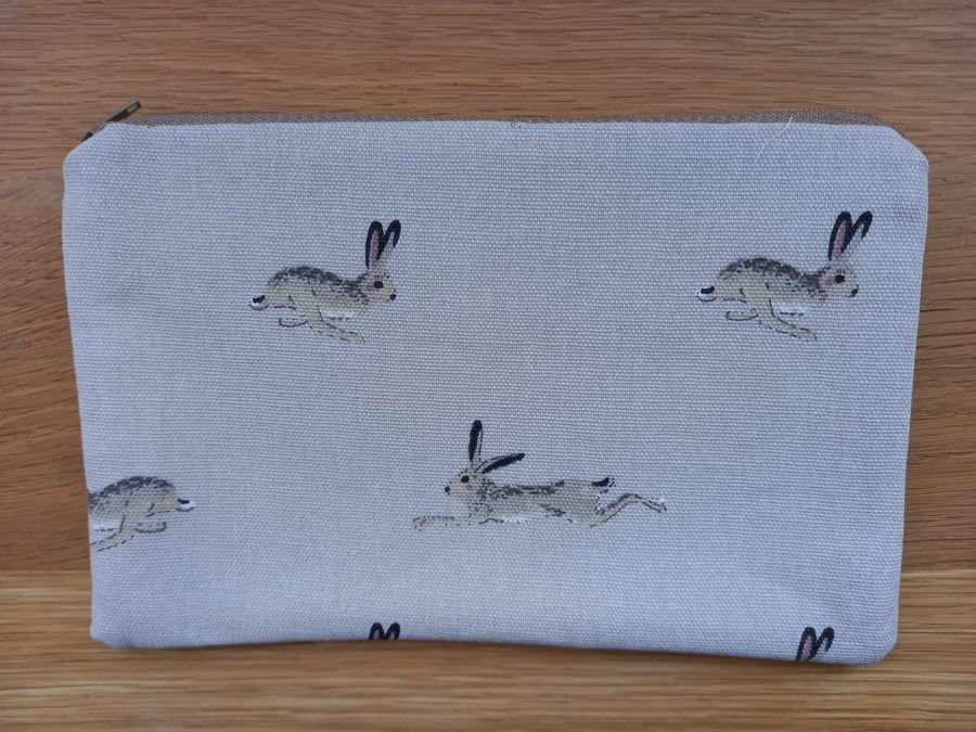 Hare Storage pouch - ideal gift  make up bag