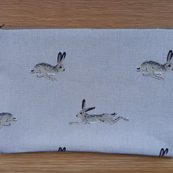 Hare Storage pouch - ideal gift  make up bag