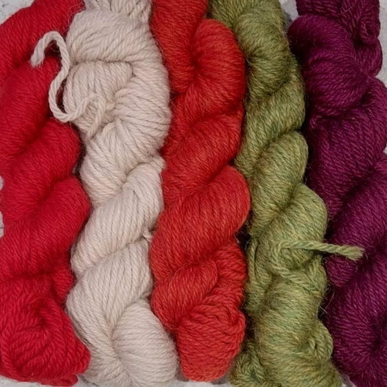 100g Yarn Craft Pack 5 x 20g Wool Alpaca DK