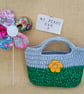 First handbag, crochet girl bag, childs bag