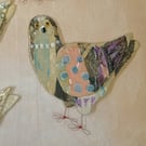 Pearl - Ceramic pigeon hanging decoration