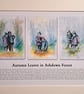 Original hand painted watercolour print of children playing in Ashdown Forest - Image 1