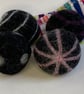 Wool tumble dryer balls. Energy saving and plastic free. Spots and spirals - Image 2