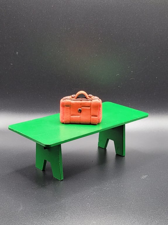 Polymer clay handbag 112 scale miniature novelty gift
