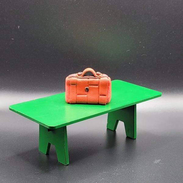Polymer clay handbag 112 scale miniature novelty gift