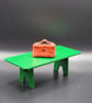 Polymer clay handbag 112 scale miniature novelty gift - Image 1