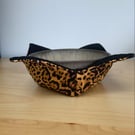 Animal Print Fabric Quilted Reversible Bowl Cosy