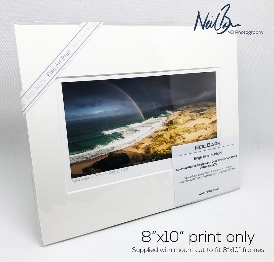 Sandwood Bay (Bagh Seannabhad) Cape Wrath - A5 (10" x 8") Unframed Print