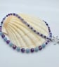 Amethyst & Angelite Necklace, Birthday, Anniversary, Valentine Gifts For Her - Image 6