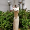 White porcelain mouse hanging decoration-animal ornament-Christmas decoration