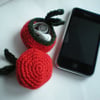 Apple Cosy Earbud Nest Pod from WonkyGiraffe