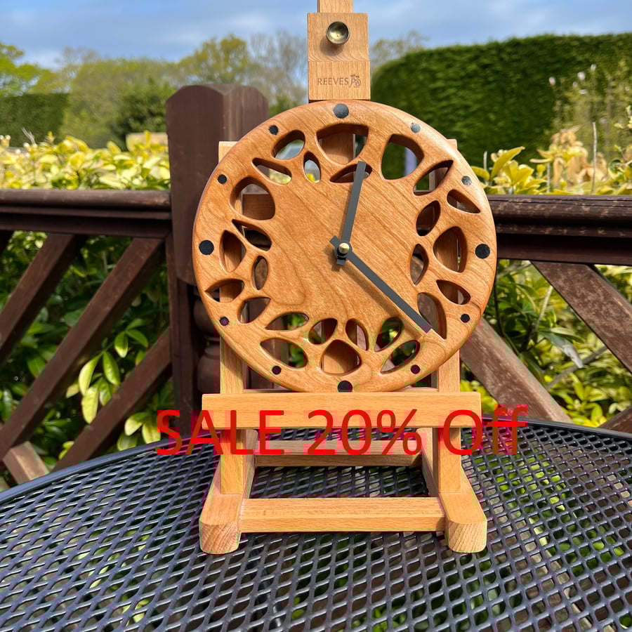 Cherry Wood Wall Clock 