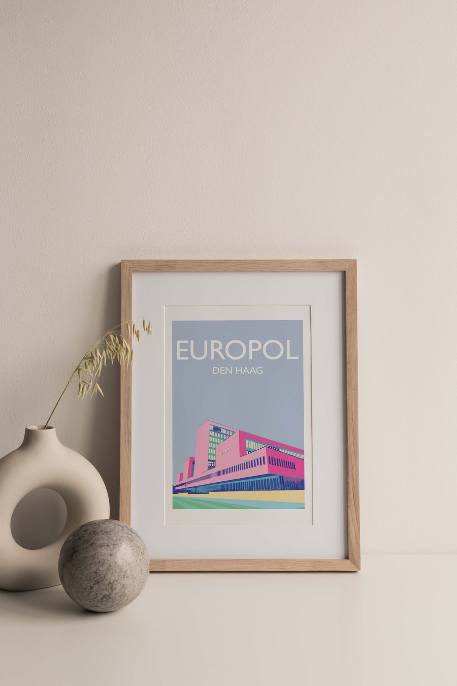 Europol, The Netherlands Giclee Travel Print