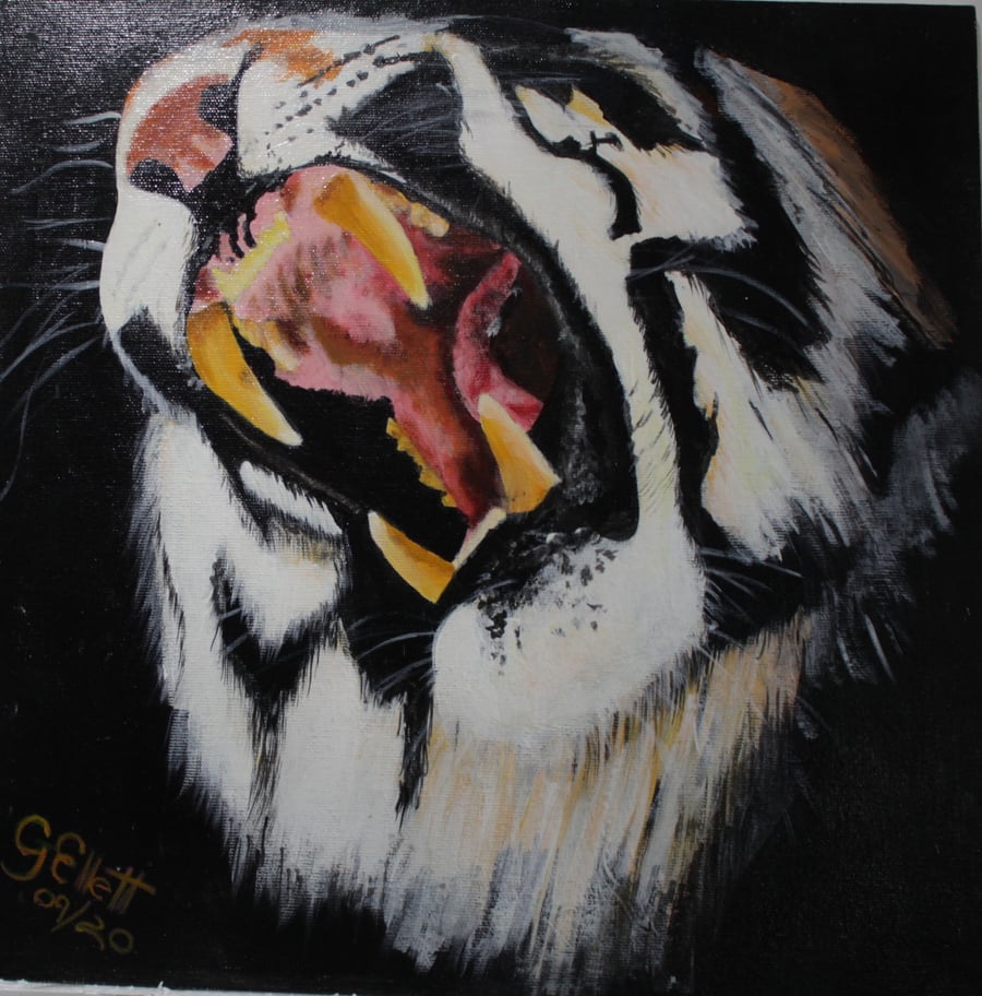 "Big Mouth" Tiger head