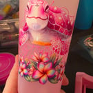 Colour changing pink turtle cold cup