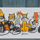 Cartoon kitties