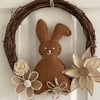 Easter Bunny Handmade Wreath