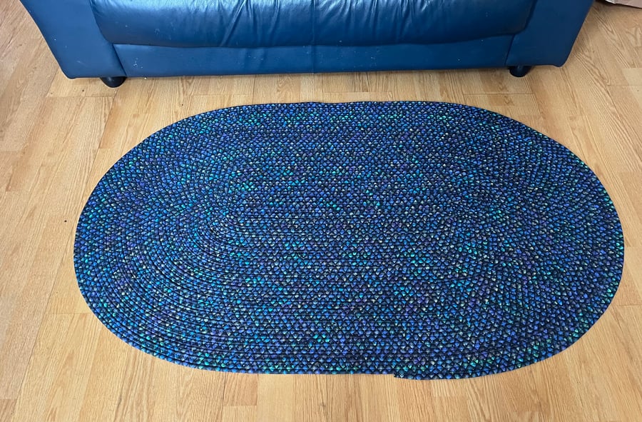 Handmade Jelly Roll Rug