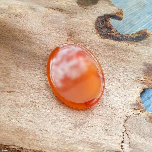 40mm Carnelian Crystal Thumbstone