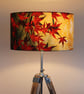 Japanese Maple Drum Lampshade by Lily Greenwood - Large - 45cm - Image 1