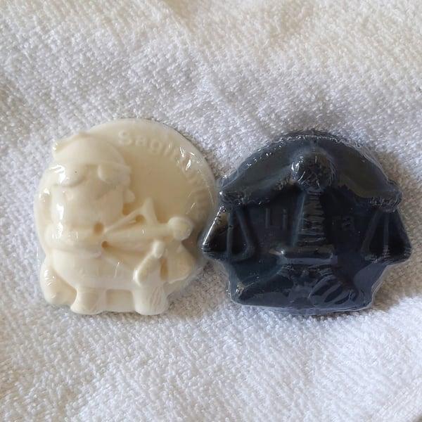 Zodiac Soap Duo: Sagittarius & Libra Edition