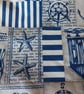 XL Nautical print drybag - Image 5