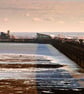 Southend On Sea Pier And Beach Essex England UK Photograph Print - Image 1