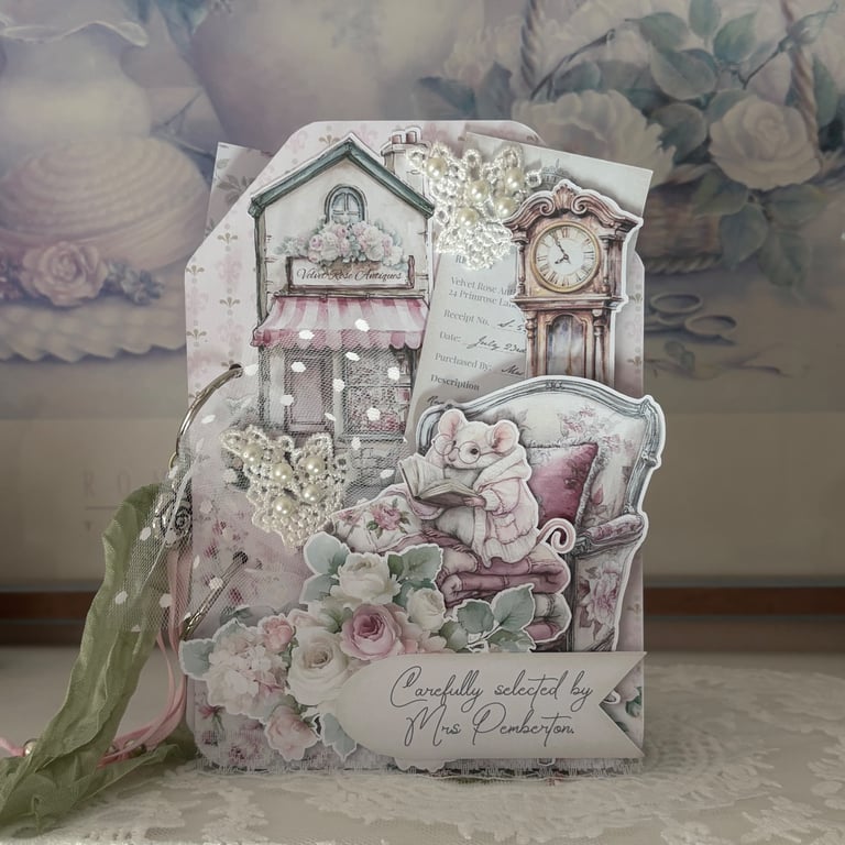 Folio - Tag Folio Velvet Rose Antiques - PB9 0045
