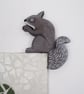 Grey squirrel door topper, forest theme home decor, decoration for door frame. - Image 8