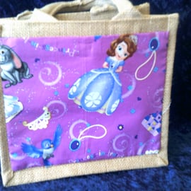 Princess In Training Small Jute Bag