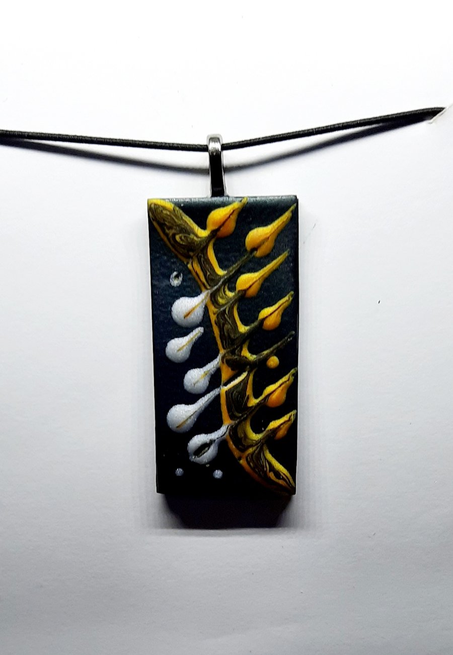 Polymer clay pendant 