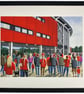 Liverpool. Framed & Unframed Fine Art Print Women Football Club FC. Stadium Gift - Image 5