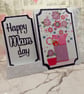 Mothers day card - dimensional and modern