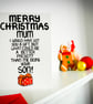 Funny Christmas Card From Son for Mum, Cheeky Christmas Card For Mum - Image 2
