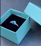 Cloud Ring, enamel cloud ring, blue cloud ring, celestial jewellery, cloud, gift - Image 10