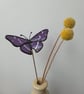 Purple Emporer Hand Crafted Stained Glass Plant Stake Beautiful gift - Image 10