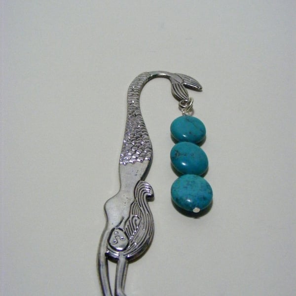 Turquoise Mermaid Bookmark