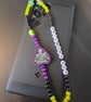 Beetlejuice Inspired Beaded Phone Charm Strap  - Image 1