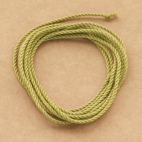 Silk cord - Apple Green, 1 metre