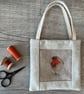 Mini Lined  Robin Tote Bag  - Image 5