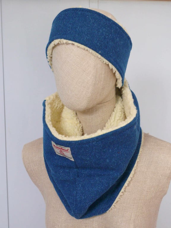 Harris Tweed Headband and Snood