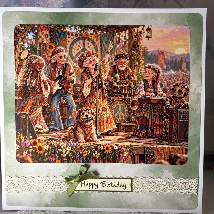 Greeting Card - Rock Concert Reunion - C 0016