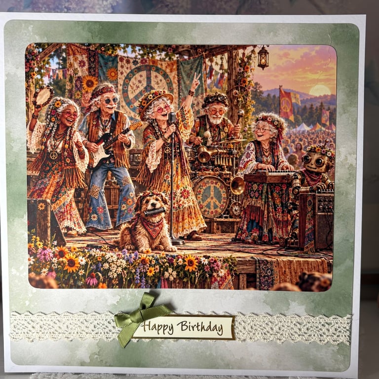 Greeting Card - Rock Concert Reunion - C 0016